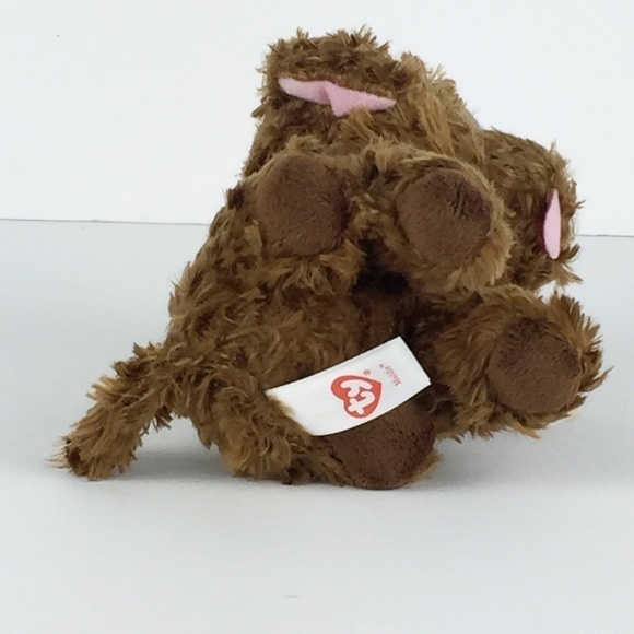 NEW Ty Beanie Boo Puppy Dog Maddie 6" Plush Brown Curly Fur March 28 2016 - Picture 6 of 8